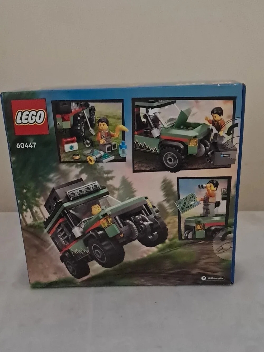 Lego City Green and Black Off-Road Mountain Truck Building Set
